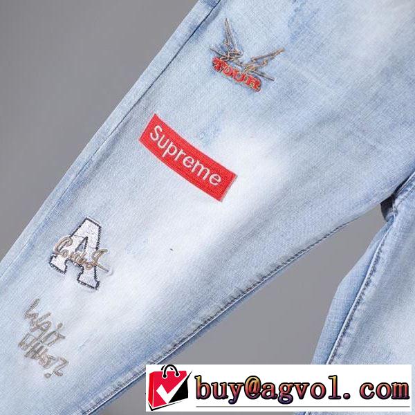 SUPREME  シュプリーム 2019秋のファッショントレンドはこれ サイズのよさを感じる新作ジーパン パンツ