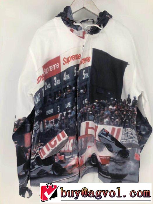 2019春夏は人気定番 Supreme 19ss Grand Prix Parka 爽やかな雰囲気に仕上げる 軽量ジャケット