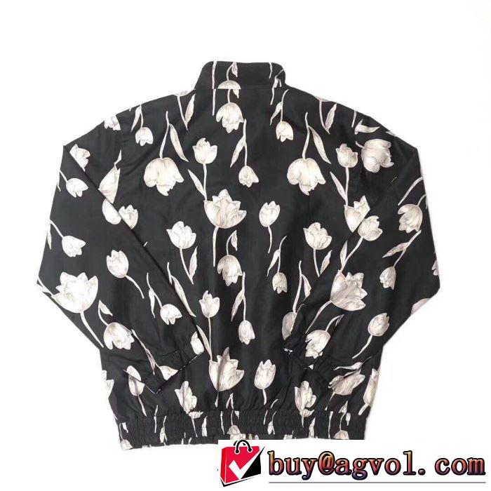 こだわりのコート 19ss Floral Silk Track Jacket Pant爽やかカジュアル人気 2色可選  柔らかい印象に上質