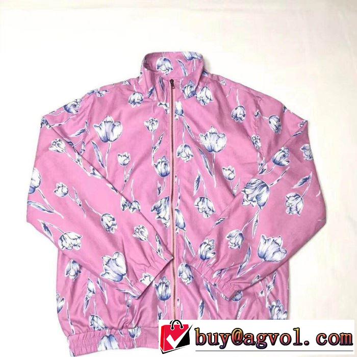 こだわりのコート 19ss Floral Silk Track Jacket Pant爽やかカジュアル人気 2色可選  柔らかい印象に上質