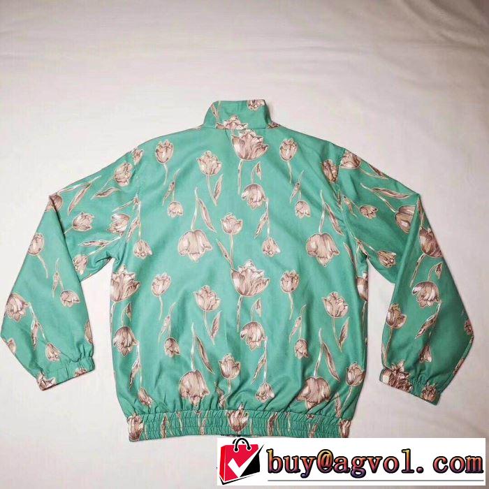 こだわりのコート 19ss Floral Silk Track Jacket Pant爽やかカジュアル人気 2色可選  柔らかい印象に上質