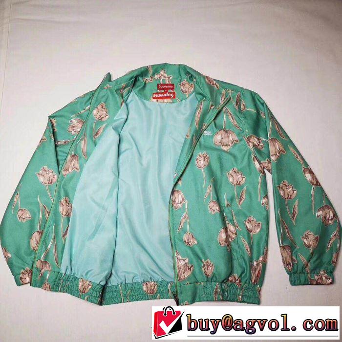 こだわりのコート 19ss Floral Silk Track Jacket Pant爽やかカジュアル人気 2色可選  柔らかい印象に上質