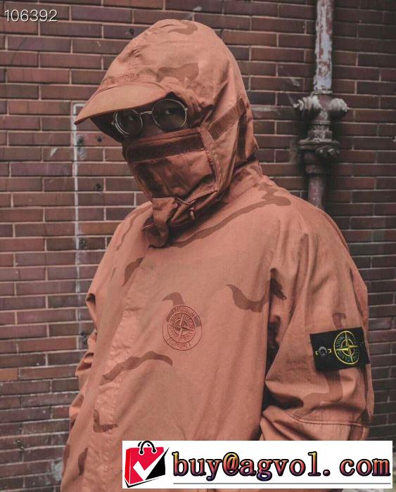 きちんと感をプラス  Supreme 19SS Stone Island Riot Mask Camo Jacket 2色可選 ダスター コート魅力的なカラー使い