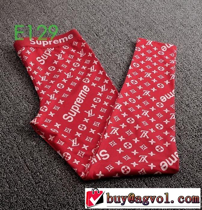 やっぱり優しい色  シュプリーム SUPREME 【2019秋冬】の注目トレンド  2色可選  上下セット 男女兼用