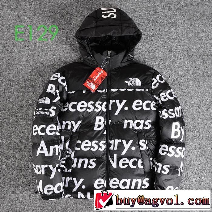 ファッション上級者向け ダウンジャケット シュプリーム SUPREME 3色可選  Supreme X TNF 2019秋、イチオシ上品