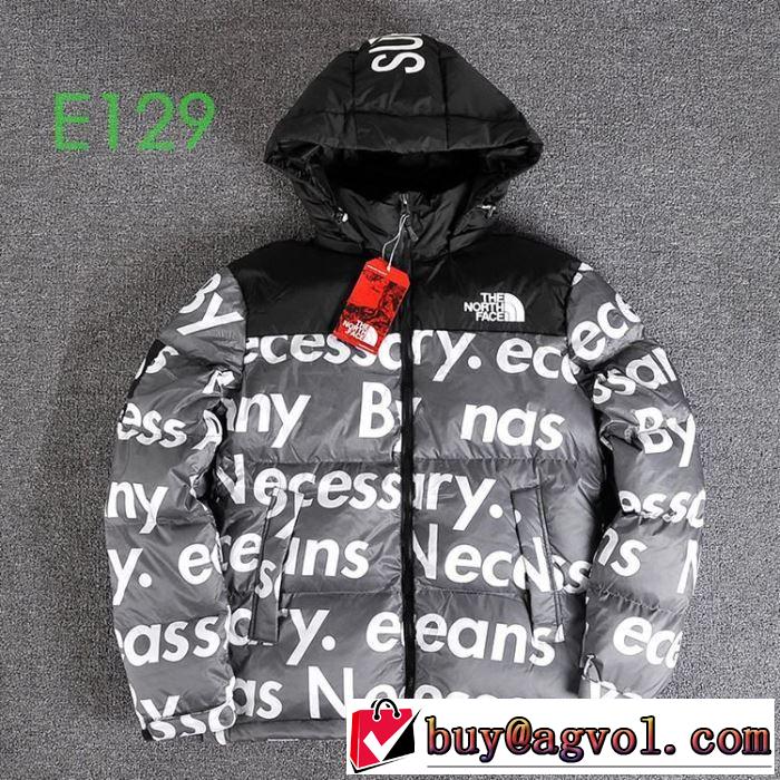 ファッション上級者向け ダウンジャケット シュプリーム SUPREME 3色可選  Supreme X TNF 2019秋、イチオシ上品