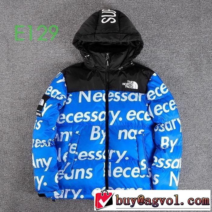 ファッション上級者向け ダウンジャケット シュプリーム SUPREME 3色可選  Supreme X TNF 2019秋、イチオシ上品