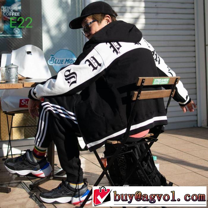 活躍するトレンドアイテム Supreme  Old English stripe zip  2色可選  パーカー 2019?2020秋冬流行色紹介