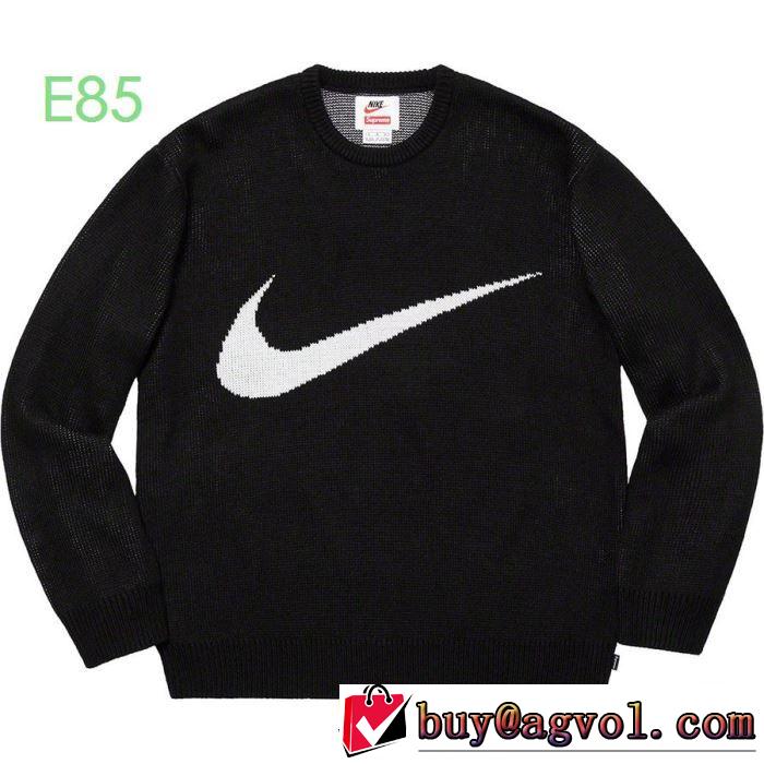 機能性が良くブランド新品 Supreme  NikeX Swoosh Sweater 3色可選  プルオーバーパーカー 【最新】2019年秋冬のトレンド速報