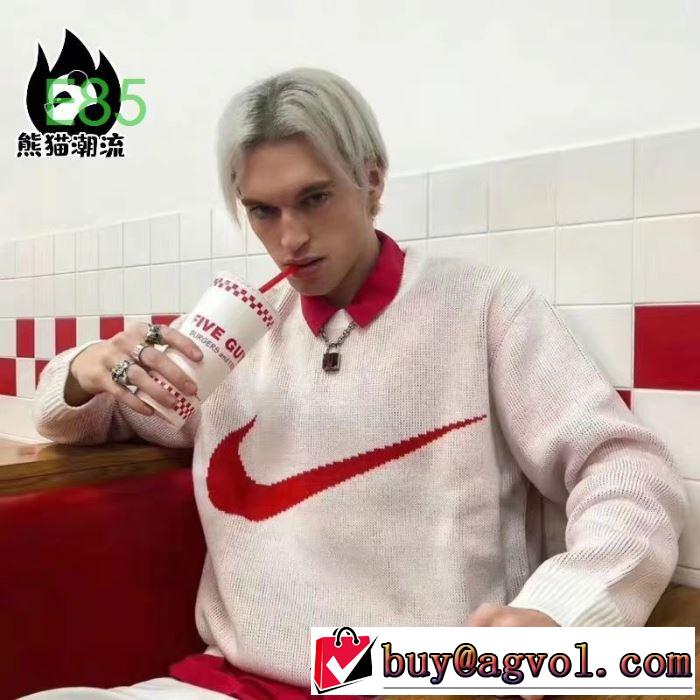 機能性が良くブランド新品 Supreme  NikeX Swoosh Sweater 3色可選  プルオーバーパーカー 【最新】2019年秋冬のトレンド速報