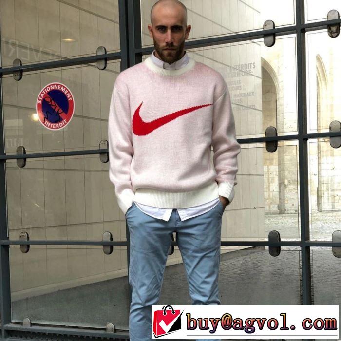 機能性が良くブランド新品 Supreme  NikeX Swoosh Sweater 3色可選  プルオーバーパーカー 【最新】2019年秋冬のトレンド速報