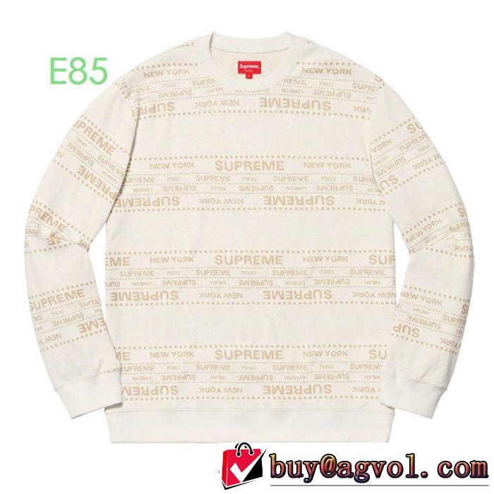 絶妙な大人っぽさと遊び心 Supreme 19aw Metallic Jacquard Crewneck 3色可選 プルオーバーパーカー 今年らしいおすすめ新品