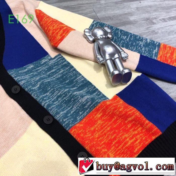 お洒落で秋冬注目トレンド Supreme 19AW  Patchwork Mohair Cardigan  大人かわいい秋冬コーデを楽しみ ニットコート