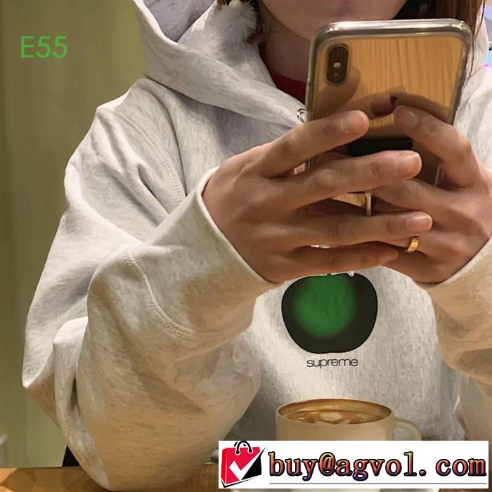 Supreme 19AW Apple Hooded Sweatshirt 苹果logo 2色可選 サイズのよさを感じる新作 パーカー