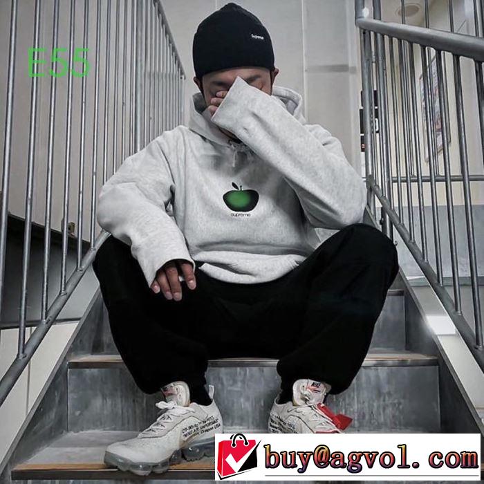 Supreme 19AW Apple Hooded Sweatshirt 苹果logo 2色可選 サイズのよさを感じる新作 パーカー