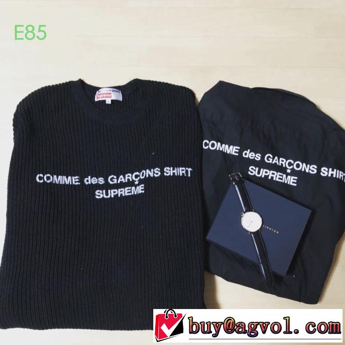 Supreme x Comme des Garons SHIRT Sweater 3色可選  2019秋冬最重要アイテム プルオーバーパーカー