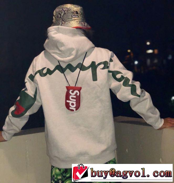 Supreme X Champion 19AW  Hooded Sweatshirt 4色可選  パーカー トレンド入り確実最新コレクション