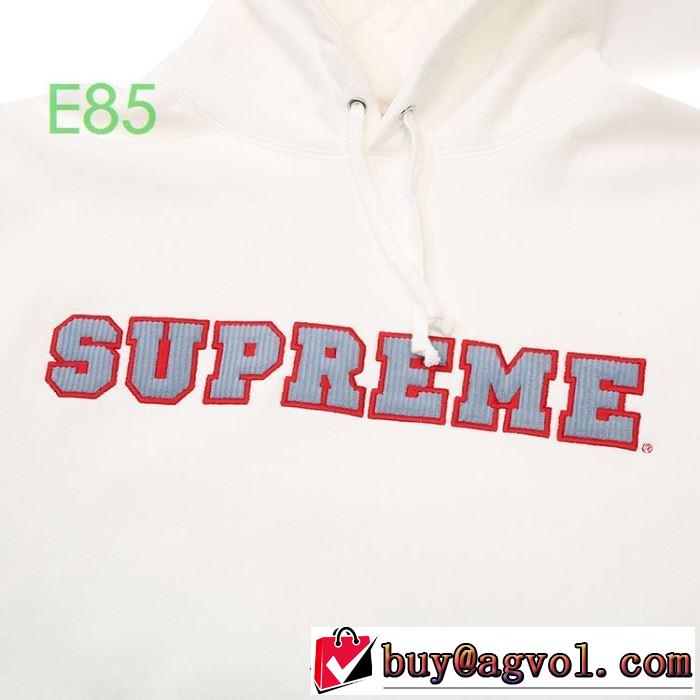 さわやかに新品おすすめ Supreme Cord Collegiate Logo Hooded 3色可選  パーカー お洒落で秋冬注目トレンド