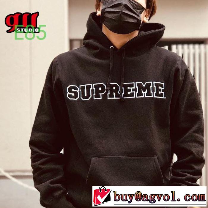 さわやかに新品おすすめ Supreme Cord Collegiate Logo Hooded 3色可選  パーカー お洒落で秋冬注目トレンド