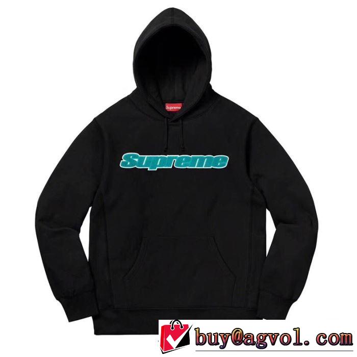 【2019秋冬】の注目トレンド SUPREME CHENILLE LOGO HOODED 3色可選  パーカー  今季トレンドをうまく取り