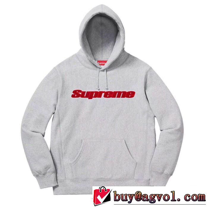【2019秋冬】の注目トレンド SUPREME CHENILLE LOGO HOODED 3色可選  パーカー  今季トレンドをうまく取り