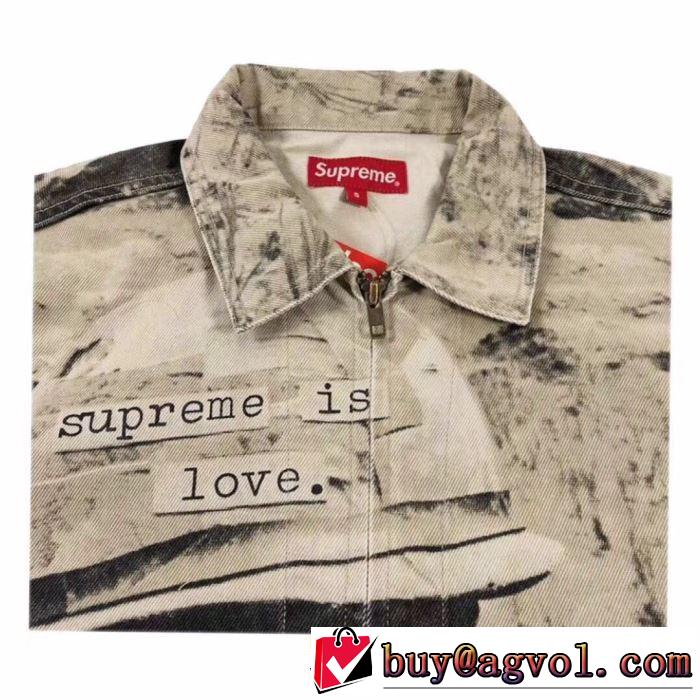 今年の秋冬のトレンド激安セール  ブルゾン Supreme 19FW Supreme Is Love Denim Work Jacket