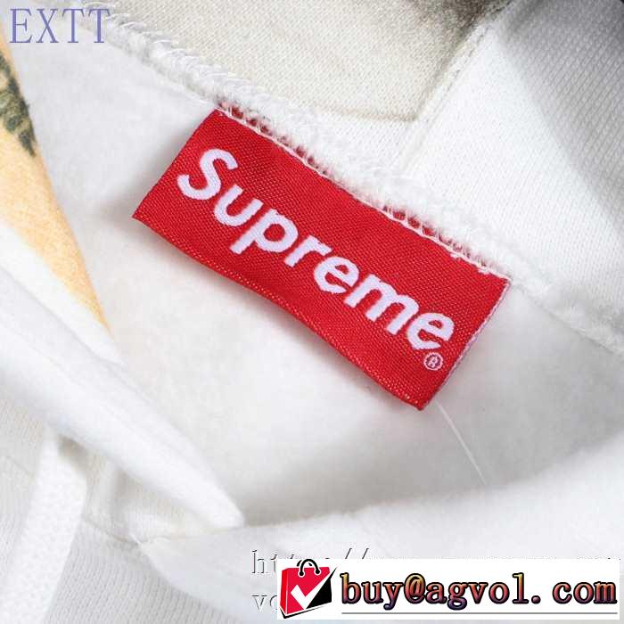 シュプリーム 秋冬から人気継続中 SUPREME シンプルに着こなしたい パーカー 最速2019秋冬トレンドブランド