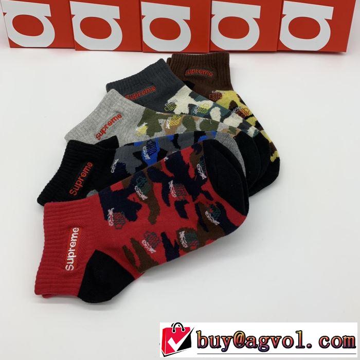 更にトレンドが急上昇中 靴下  シュプリーム SUPREME  先取り 2019/2020秋冬ファッション