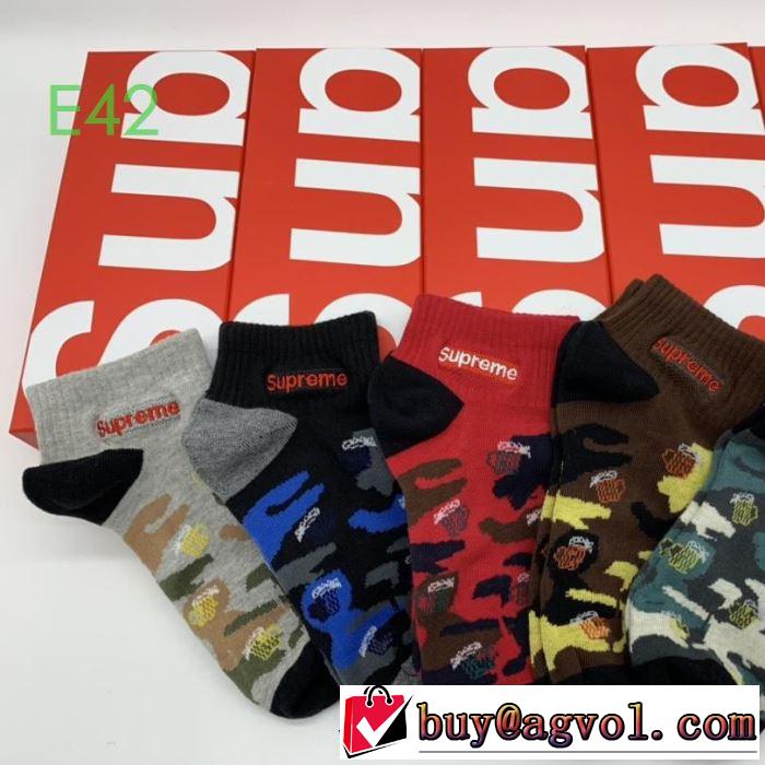 更にトレンドが急上昇中 靴下  シュプリーム SUPREME  先取り 2019/2020秋冬ファッション