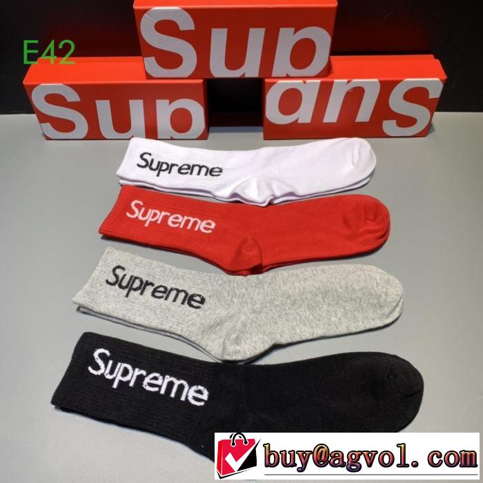 さわやかに新品おすすめ シュプリーム 靴下 SUPREME  2019秋冬トレンド押さえておきたい
