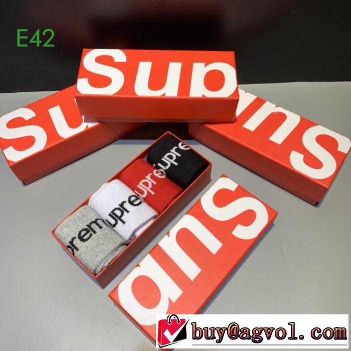 さわやかに新品おすすめ シュプリーム 靴下 SUPREME  2019秋冬トレンド押さえておきたい