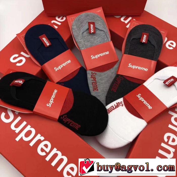 おすすめする注目トレンド 靴下 毎日はちょっとイイ秋冬新品 シュプリーム SUPREME 2019AW