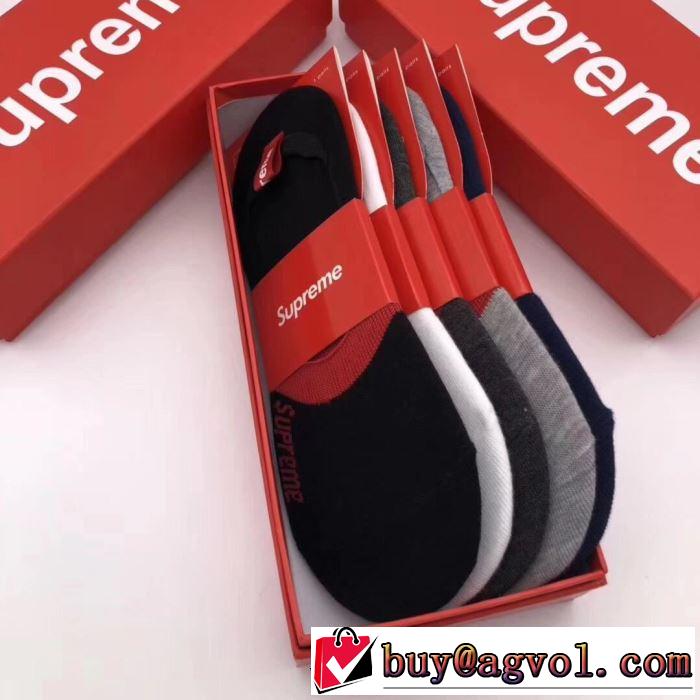 おすすめする注目トレンド 靴下 毎日はちょっとイイ秋冬新品 シュプリーム SUPREME 2019AW