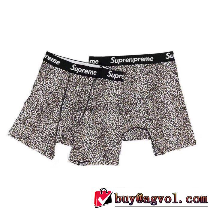 ヒットする秋冬コレクション Supreme 19AW Leopard Boxer Briefs 今年の流行りファション  角張ったズボン