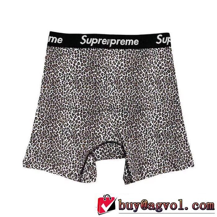 ヒットする秋冬コレクション Supreme 19AW Leopard Boxer Briefs 今年の流行りファション  角張ったズボン