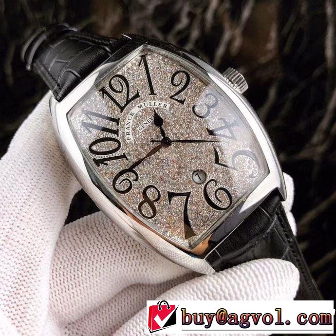 2019年の夏のマスト まずは定番！人気アイテム FRANCK MULLER フランクミュラー 腕時計 2色選択可