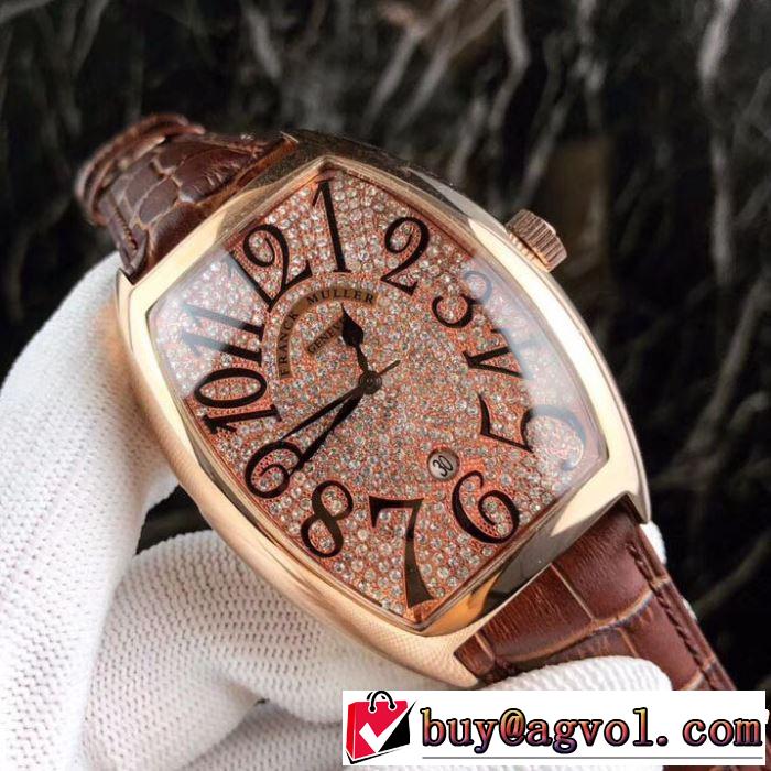 2019年の夏のマスト まずは定番！人気アイテム FRANCK MULLER フランクミュラー 腕時計 2色選択可