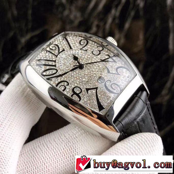 2019年の夏のマスト まずは定番！人気アイテム FRANCK MULLER フランクミュラー 腕時計 2色選択可
