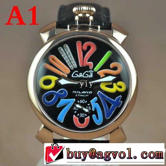 2019SSのトレンド商品 人気ストリートブランド新品 GaGa Milano ガガミラノ 腕時計 3色選択可