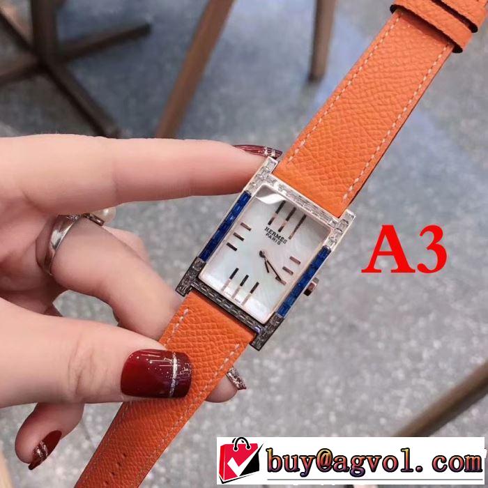 HERMES エルメス 腕時計 多色選択可 《2019年》今、注目のストリート オシャレ印象で人気の高い