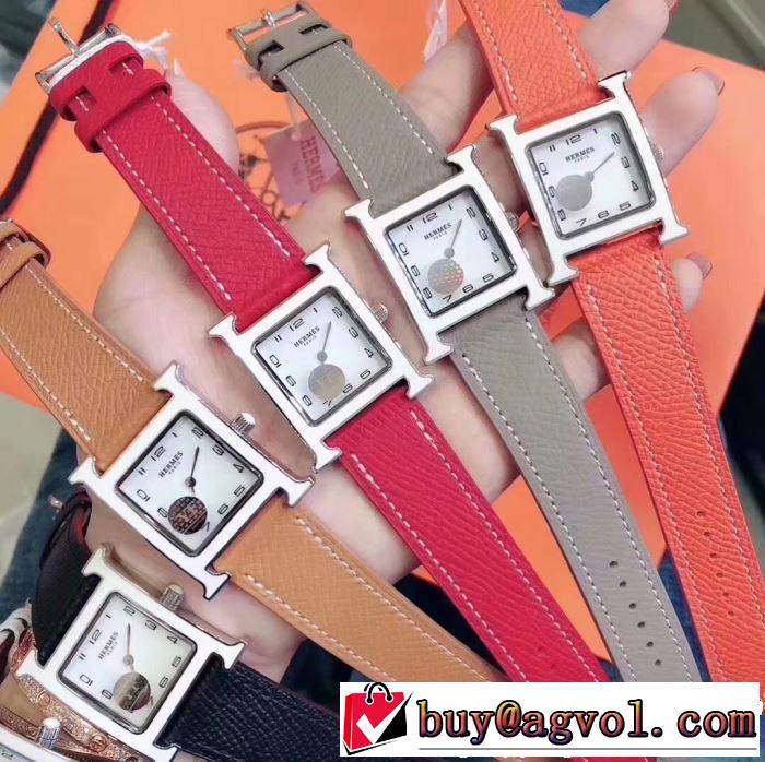 2019年春夏シーズンの人気 今季は特に注目ファション HERMES エルメス 腕時計 多色選択可