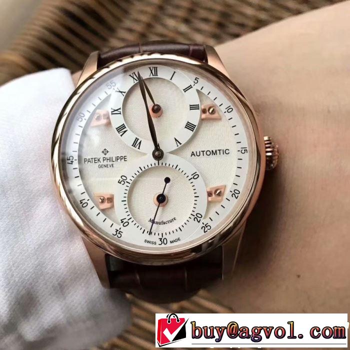 2019夏ファション新品 まずは定番！人気アイテム パテックフィリップ Patek Philippe 腕時計 2色選択可