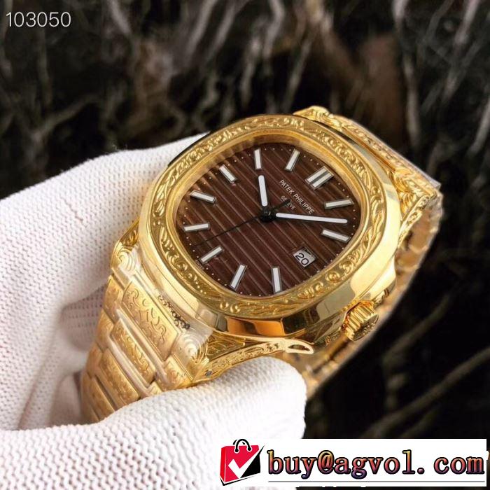 2019春夏の大注目トレンド パテックフィリップ Patek Philippe 腕時計 4色選択可 スタイリッシュに新着