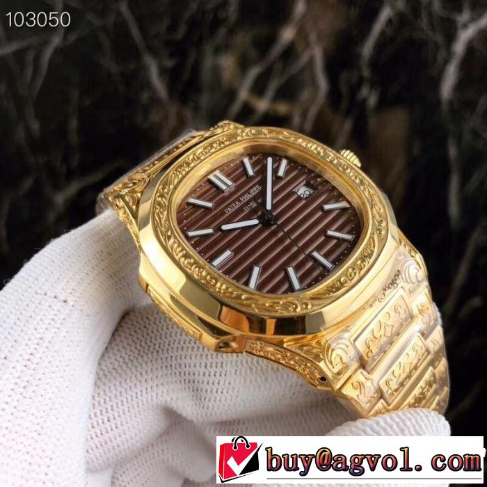 2019春夏の大注目トレンド パテックフィリップ Patek Philippe 腕時計 4色選択可 スタイリッシュに新着