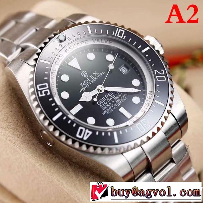 2019夏ファション新品 おしゃれデザインも大人気 ROLEX ロレックス 腕時計 2色選択可