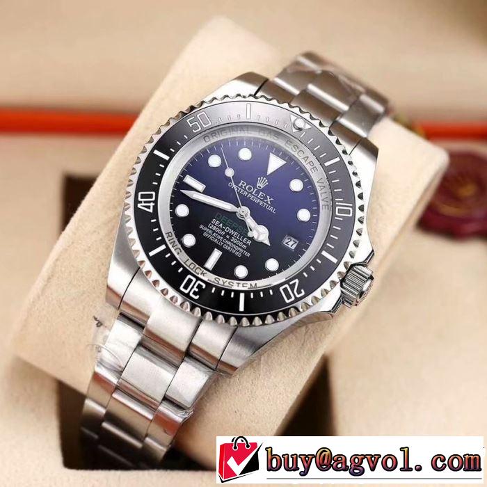 2019夏ファション新品 おしゃれデザインも大人気 ROLEX ロレックス 腕時計 2色選択可