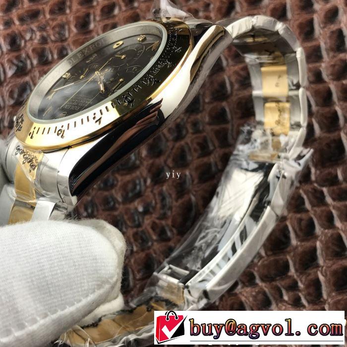 【2019春夏】最新コレクション 夏のフレッシュな気分に ROLEX ロレックス 腕時計 4色選択可