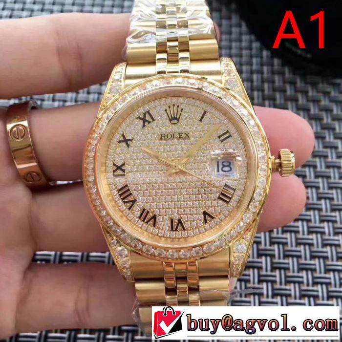 2色選択可 絶対おさえるべきカラーと最新 2019秋、イチオシ上品 ロレックス ROLEX 腕時計