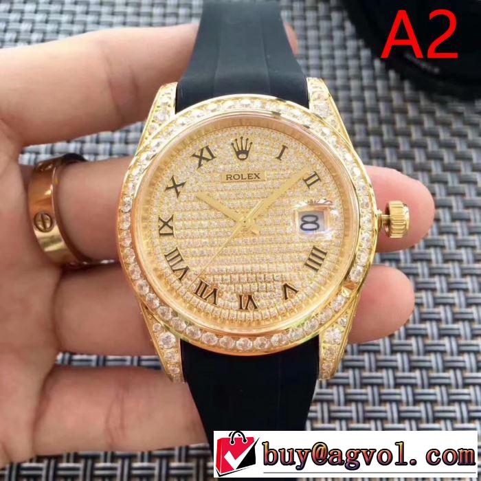 2色選択可 絶対おさえるべきカラーと最新 2019秋、イチオシ上品 ロレックス ROLEX 腕時計