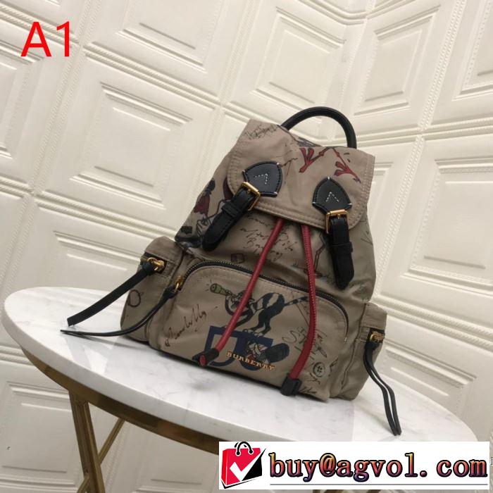 夏っぽさ新作アイテム リュック 着るだけで上品なスタイル バーバリー BURBERRY 最も目立ったブランド新品 2色選択可